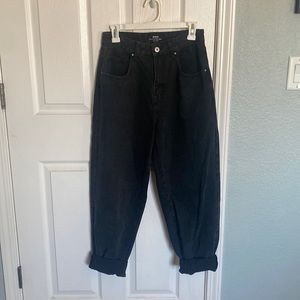 Cotton On black baggy jeans size 4